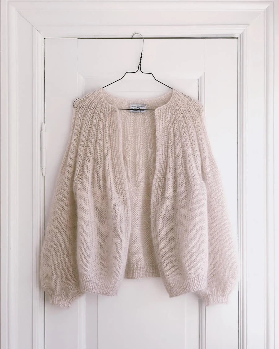 PetiteKnit Sunday Cardigan-Mohair Edition